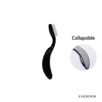 Eyelash Comb Eyelash Separator Tool Designed Eyelash Brush Separator with Comb Cover Eyelash Comb for Eyelash Makeup Brush