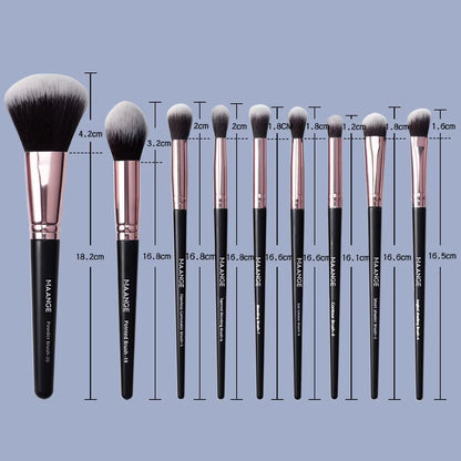 20Pcs Makeup Brushes with Box Professional Cosmetic Powder Eye Shadow Foundation Blush Blending Beauty Tool for Women