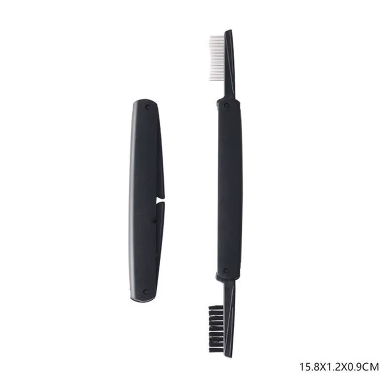Eyelash Comb Eyelash Separator Tool Designed Eyelash Brush Separator with Comb Cover Eyelash Comb for Eyelash Makeup Brush