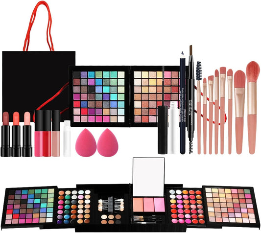 Transformez Votre Look avec le Kit de Maquillage Complet pour Femme - Tout en Un pour Débutantes et Pros!