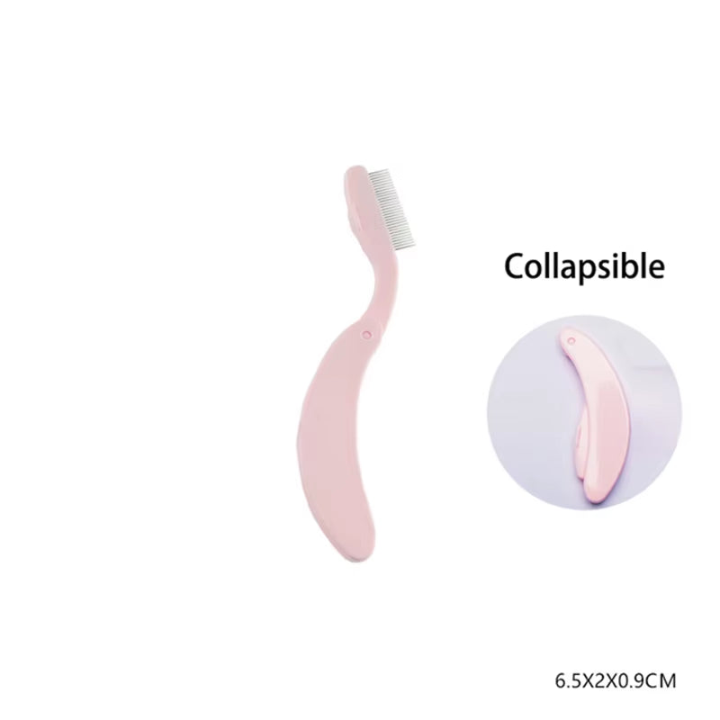 Eyelash Comb Eyelash Separator Tool Designed Eyelash Brush Separator with Comb Cover Eyelash Comb for Eyelash Makeup Brush